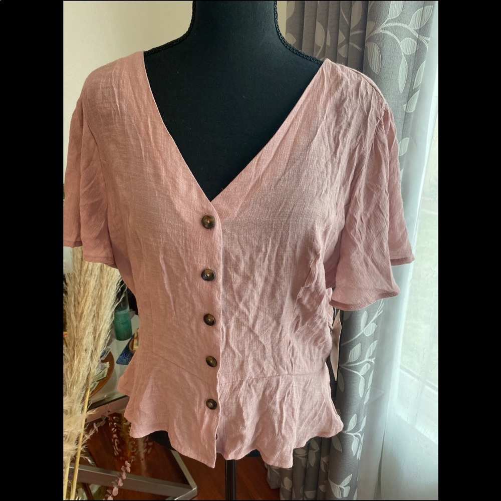 Blushing Pink Blouse